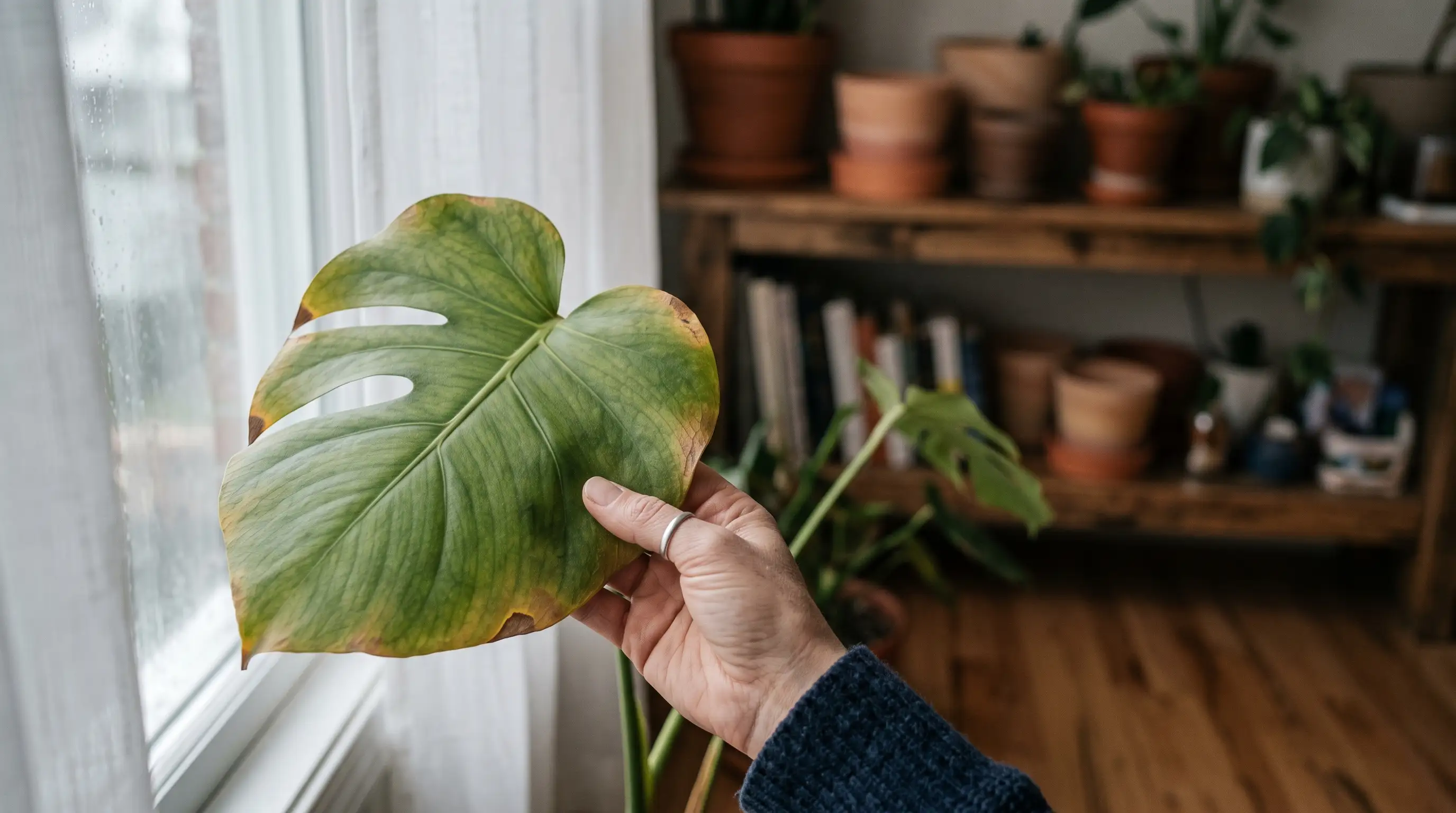 室內觀葉植物黃葉、落葉怎麼辦?5 大常見原因診斷指南