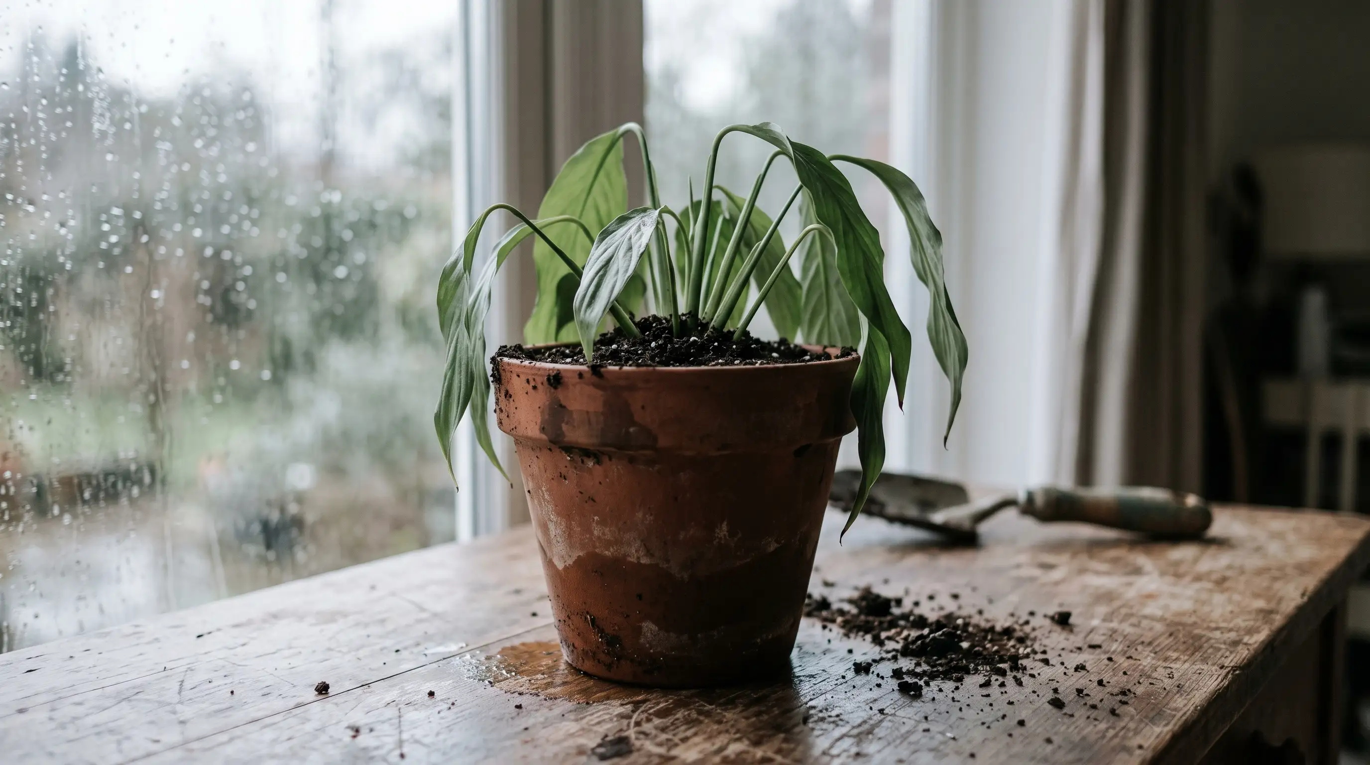 植物換盆後枯萎、葉子軟掉怎麼辦?服盆期照顧與急救指南